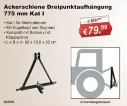 Stabilo Fachmarkt Akerschiene Dreipunktaufhängung 775 mm Kat I Angebot