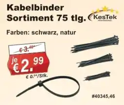 Stabilo Fachmarkt Kabelbinder KesTek Angebot