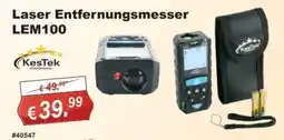 Stabilo Fachmarkt Laser Entfernungsmeßmesser LEM100 KesTek Angebot