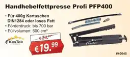 Stabilo Fachmarkt Handhebelfett presse Profi PFP400 KesTek Angebot