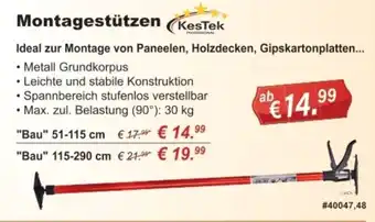 Stabilo Fachmarkt Montagestützen KesTek Angebot