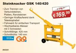 Stabilo Fachmarkt Steinknacker GSK 140/420 Güde Q9 Angebot