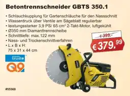 Stabilo Fachmarkt Betontrennschneider GBTS 350.1 Güde Angebot