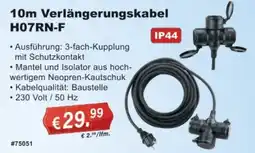 Stabilo Fachmarkt 10m Verlängerungskabel H07RN-F Angebot
