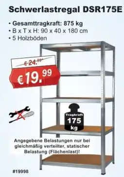 Stabilo Fachmarkt Schwerlastregal DSR175E Angebot