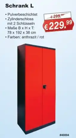 Stabilo Fachmarkt Schrank L Angebot