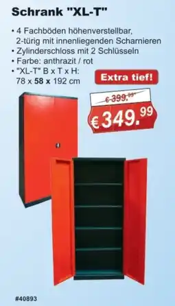 Stabilo Fachmarkt Schrank "XL-T" Angebot
