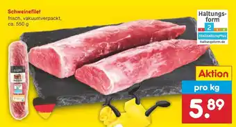 Netto Marken-Discount Schweinefilet 550g Angebot