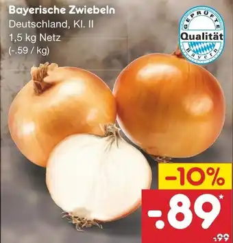 Netto Marken-Discount Bayerische Zwiebeln 1,5 kg Angebot