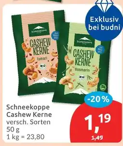 Budni Schneekoppe cashew kerne Angebot