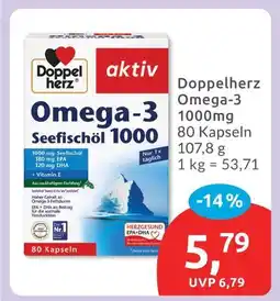 Budni Doppelherz omega-3 1000mg Angebot