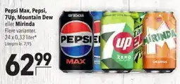 CITTI Markt Pepsi Max, Pepsi, 7Up, Mountain Dew eller Mirinda Angebot