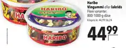 CITTI Markt Haribo Vingummi eller lakrids Angebot