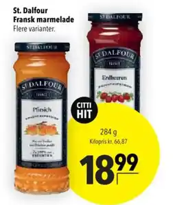CITTI Markt St. Dalfour Fransk marmelade Angebot