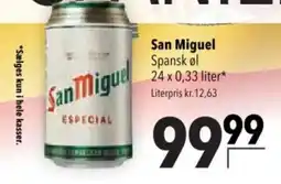 CITTI Markt San Miguel Spanisk øl Angebot