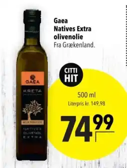 CITTI Markt Gaea Natives Extra olivenolie Angebot