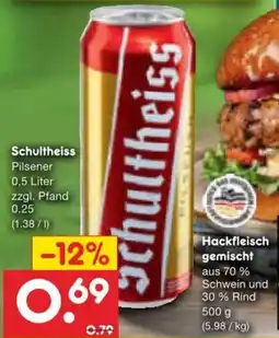 Netto Marken-Discount Schultheiss Pilsener Angebot