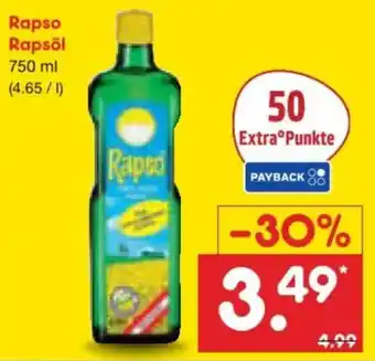 Netto Marken-Discount Rapso Rapsöl Angebot