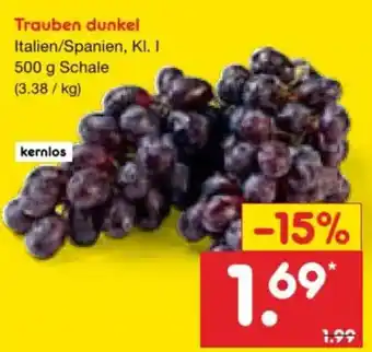 Netto Marken-Discount Trauben dunkel Angebot