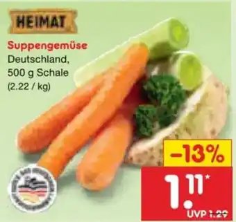 Netto Marken-Discount HEIMAT Suppengemüse Angebot