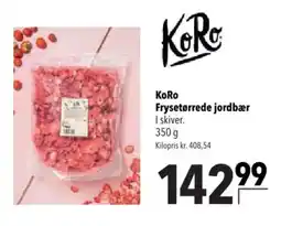 CITTI Markt KoRo Frysetørrede jordbær Angebot