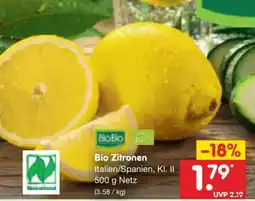 Netto Marken-Discount Bio Zitronen Angebot