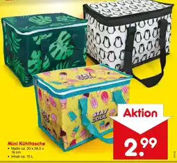 Netto Marken-Discount Mini Kühl tasche Angebot