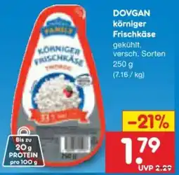 Netto Marken-Discount DOVGAN körniger Frischkäse Angebot