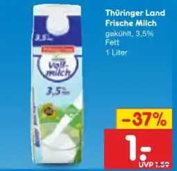 Netto Marken-Discount Thüringer Land Frische Milch Angebot