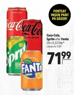 CITTI Markt Coca-Cola, Sprite eller Fanta Angebot