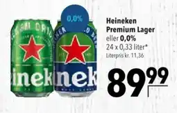 CITTI Markt Heineken Premium Lager oder 0,0% Angebot