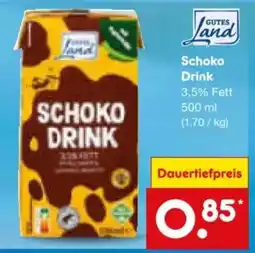 Netto Marken-Discount GUTES Land Schoko Drink Angebot