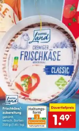 Netto Marken-Discount Gutes Land Frischkäse/zubereitung Angebot