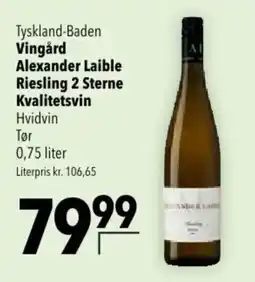 CITTI Markt Alexander Laible Riesling 2 Sterne Angebot