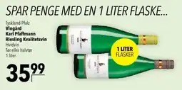 CITTI Markt Tyskland-Pfalz Vingård Karl Pfaffmann Riesling Kvalitetsvin Angebot