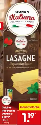 Netto Marken-Discount Mondo Italiano Lasagne-Platten Angebot