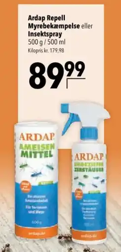 CITTI Markt Ardap Repell Myrebekämpelse eller Insektsspray Angebot