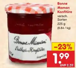 Netto Marken-Discount Bonne Maman Erdbeer-Konfitüre Angebot