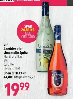 CITTI Markt VIP Aperitivo eller Limoncello Spritz Angebot