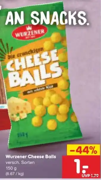 Netto Marken-Discount Wurzener Cheese Balls Angebot