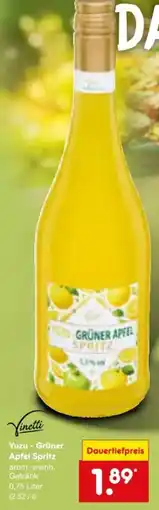 Netto Marken-Discount Vinetti Yuzu - Grüner Apfel Spritz Angebot
