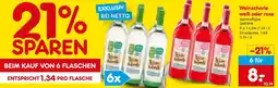 Netto Marken-Discount Weinschorle weiß oder rose Angebot