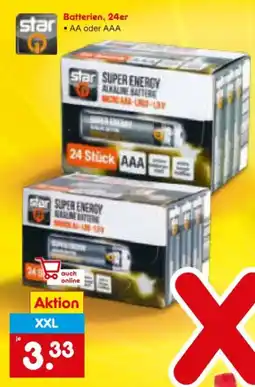 Netto Marken-Discount Star Batterien Angebot