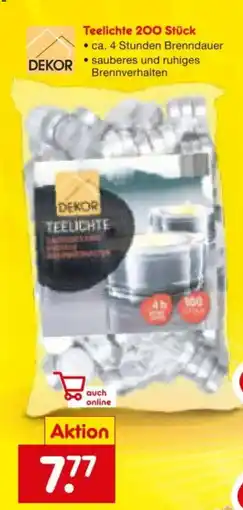 Netto Marken-Discount DEKOR Teelichte Angebot