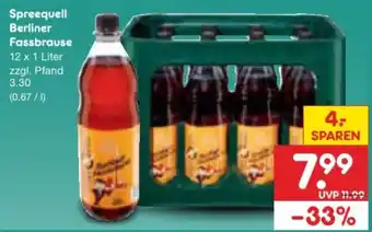 Netto Marken-Discount Spreequell Berliner Fassbrause Angebot