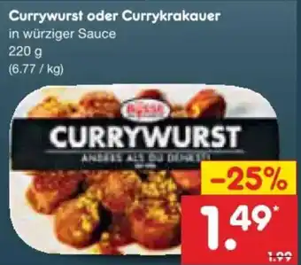 Netto Marken-Discount Currywurst Angebot