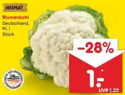 Netto Marken-Discount HEIMAT Blumenkohl Angebot
