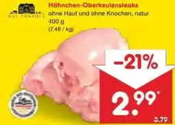 Netto Marken-Discount GUT PONHOLZ Hähnchen-Oberkeulensteaks Angebot