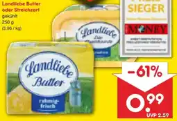 Netto Marken-Discount Landliebe Butter oder Streichzart Angebot