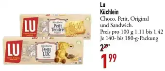 Galeria Markthalle Lu Küchlein Je 140- bis 180-g-Packung Angebot